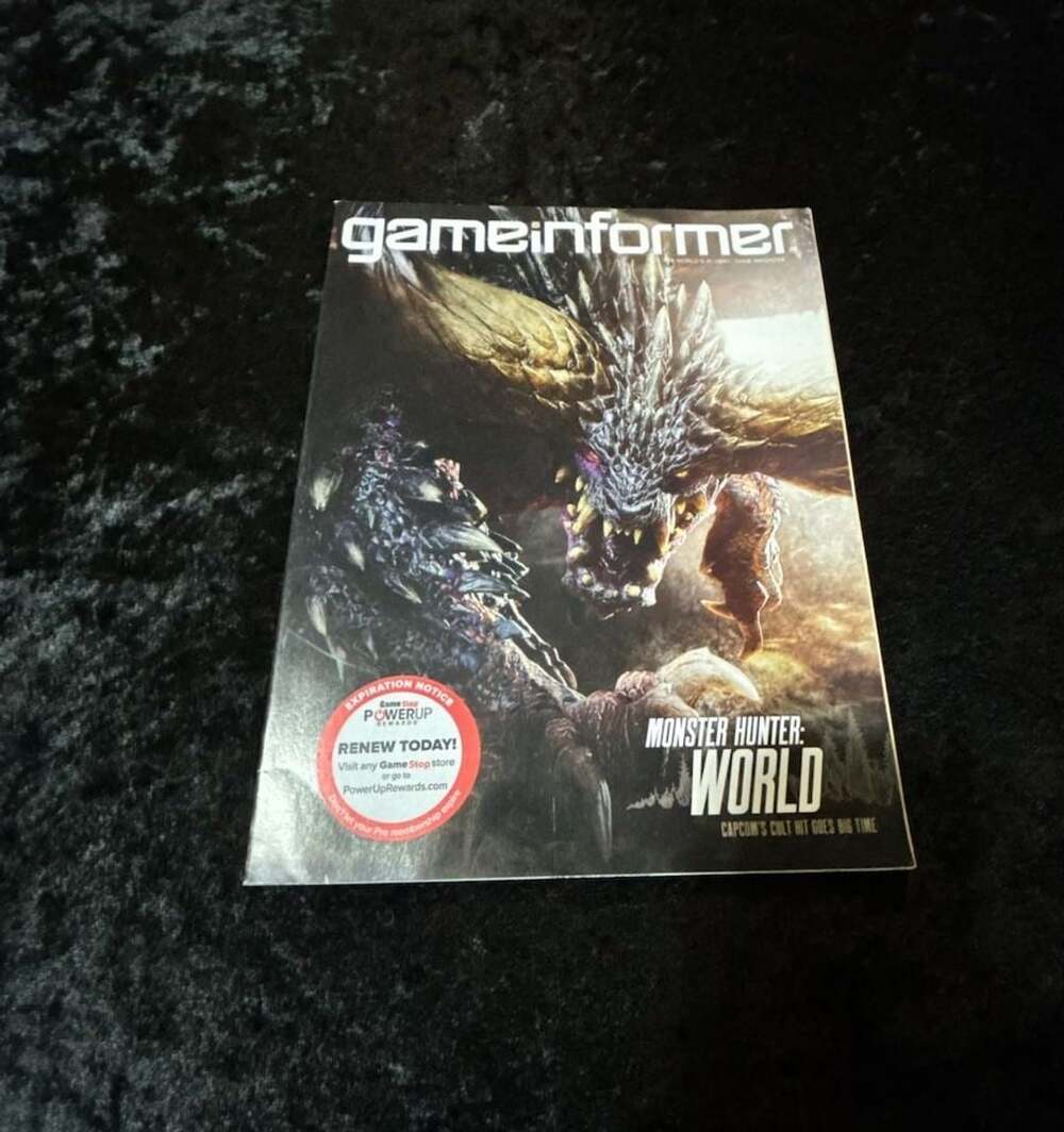 Game Informer Magazine Issue 296 December 2017 Monster Hunter World